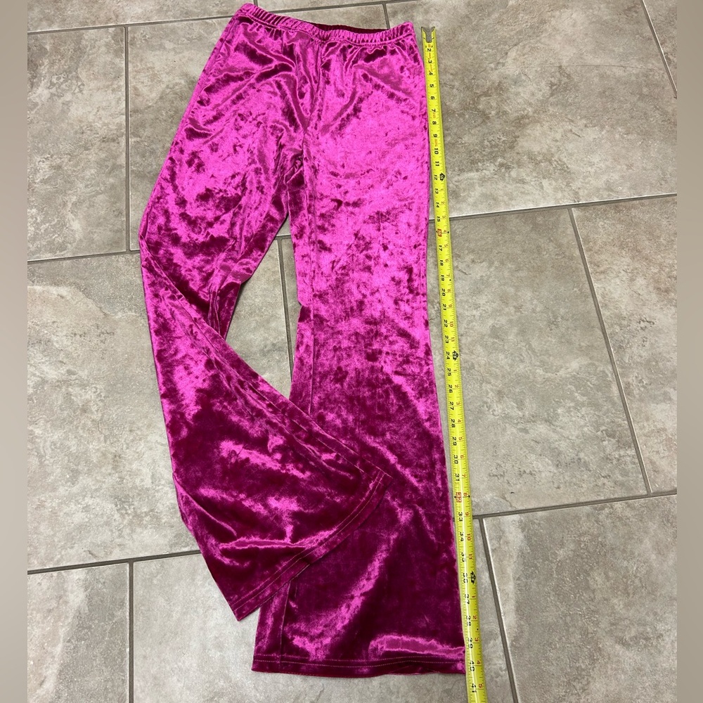 Velvet Bottoms in Fuchsia